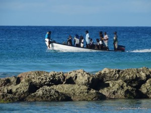 Many people in boat