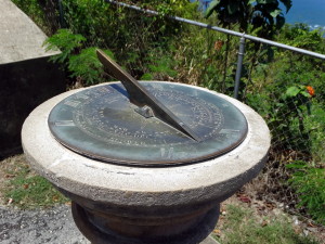 Sun dial at St. Johns church